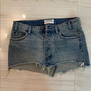 One Teaspoon Mini Jean Skirt